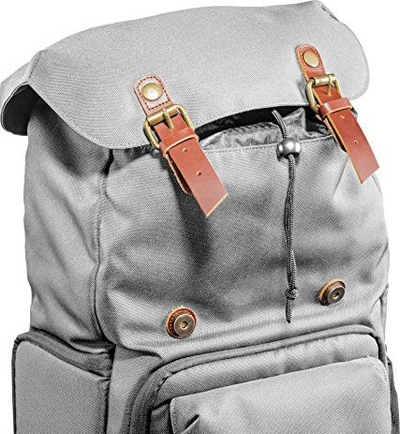 Ранец Mantona GoPro Backpack, за акциона камера, со прегради за додатоци, сив