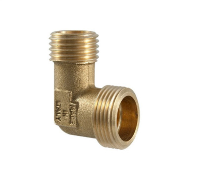Kënd hidraulik bronzi TDM Brass, 3/4", 90°, ngjyrë bronzi