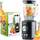 Blender gotë Berdsen BD-751, 800W, enë qelqi 1.5L, i argjendtë