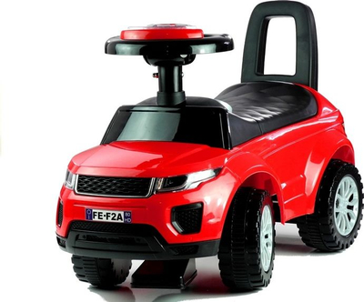 Makine shtytëse Leantoys Ride on, me drita, me tinguj, e kuqe