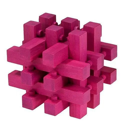 Largeset Bamboo Puzzle Coloured - Fridolin