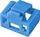 Bllokadë porte RJ45 Alantec ML, set 24 copë me çelës, blu