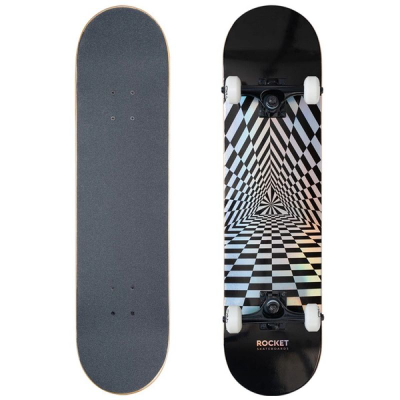 Skateboard Rocket Prism Foil 7.75", rrota 52mm, shumëngjyrësh