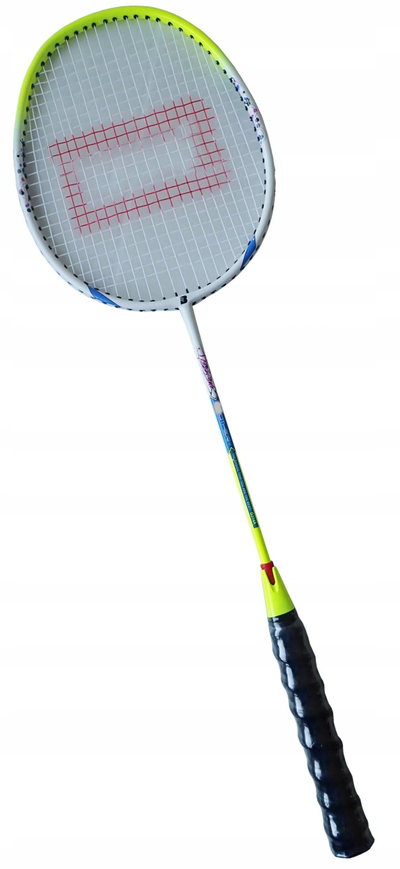 Raketë badminton ALU G315A, 98–100 g, me çantë, e kuqe me të zezë
