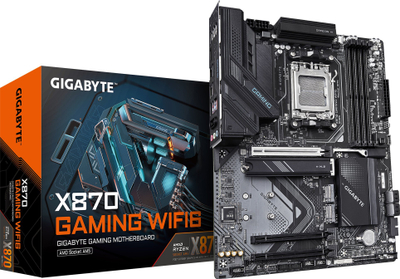 Pllakë amë Gigabyte X870 Gaming WiFi 6, DDR5, PCIe 5.0, ATX