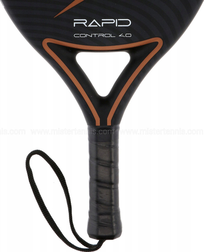 Raketë padel Dunlop Rapid Control 4.0, 360g, grafit EVA, e zezë me ari