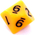 Set zaresh Rebel RPG, mat, 7 copë të verdhë