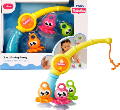Lodër banjo Tomy Fishing Rod for Octopuses, set peshkimi, 18+ muaj, shumëngjyrëshe