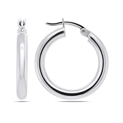 Vathë Brilio Silver Hoop EA236W