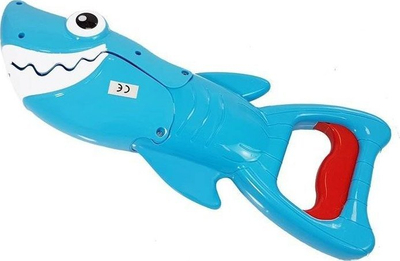 Lodër banje Leantoys Bath Game Shark Fish Hunter, set peshkaqen me peshq, shumëngjyrëshe