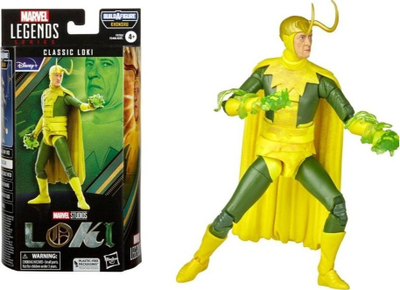 Figurë aksion Marvel Legends Classic Loki, seri Disney Plus, me 6 aksesorë, shumëngjyrëshe