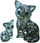 Puzzle kristali 3D HCM Couple of Cats, 49 copa, shumëngjyrësh