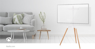 Qendër dyshemeje për TV Nedis TV Floor Stand, 50-65", 35kg, e bardhë