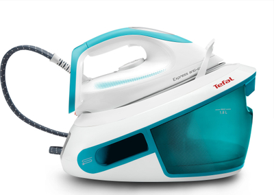 Stacion avulli për hekurosje Tefal SV8010, 2800W, 6 bar, bardh e kaltër