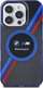 Maskë telefoni BMW Motorsport IML Circle MagSafe për iPhone 16 Pro, me MagSafe, transparente blu