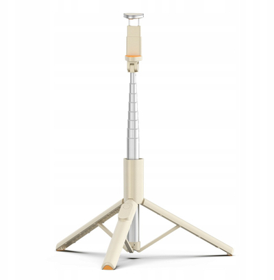 Selfie tripod Tech-Protect L09S, teleskopik, universal, bezhë