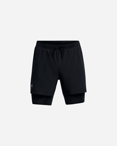 Shorce sportive Under Armour UA Launch 2 in 1 7, për meshkuj, të zinj