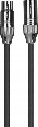 Kabllo audio Thronmax X60 XLR, 20 ft, e zezë