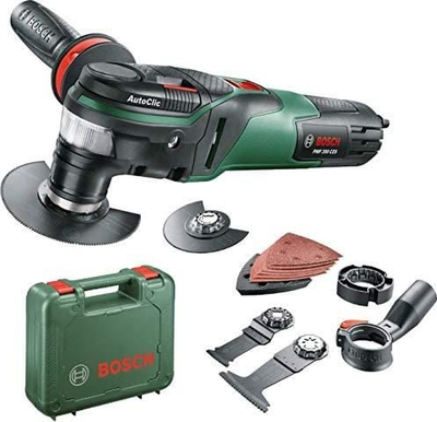 Multi vegël orbituese Bosch PMF 350 CES, 350W, shpejtësi e rregullueshme, jeshile