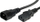 Kabllo rryme Bachmann 356.171, IEC C14 në IEC C13, 2 m, e zezë