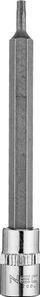 Bit TORX Neo TX10, 1/4", 87mm, argjendtë