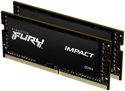 Module të memories Kingston Fury Impact 16GB (2x8GB) DDR4 3200 CL20 SO-DIMM