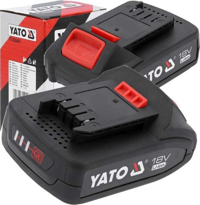 Bateri rikarikueshme YATO YT-828461, 18V, 2.0Ah, e zezë