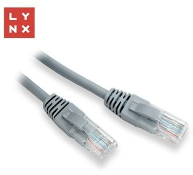 Kabllo rrjeti LYNX UTP Cat5e, 20m, RJ45, gri