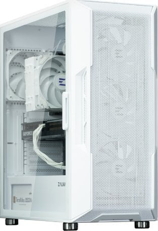 Kasë Zalman I3 Neo ARGB, e bardhë, Midi Tower