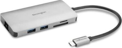 Docking station Kensington USB-C 8-in-1 K33820WW, Gigabit Ethernet, 2x HDMI, gri