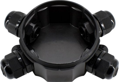 Kuti lidhëse Bemko Waterproof Connection Box 4 Way, IP66, gri