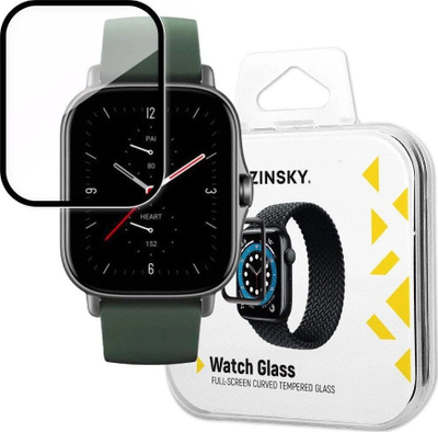 Xham mbrojtës Wozinsky për Xiaomi Amazfit GTS 2E, hibrid, me kornizë të zezë