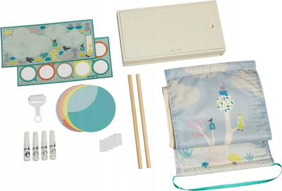 Tabelë matëse Baby Art One to Tree, për kalamaj, blu jeshile e kuqe
