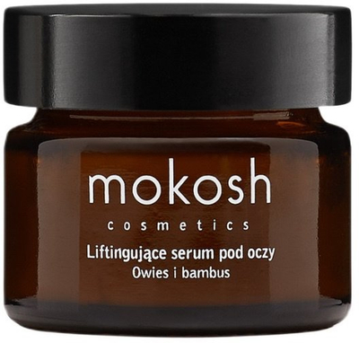 Serum lifting për sy Mokosh Oats and Bamboo, 15ml, hidratues