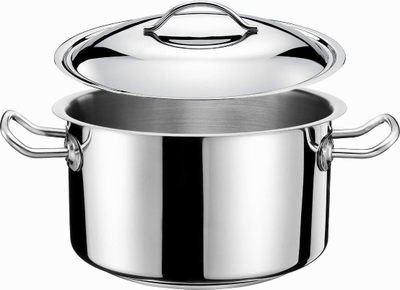Tenxhere çeliku inox Tomgast Exclusive Medium, 32 cm, 14 L, argjendt