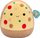 Lodër pellushi Jazwares Squishmallows Pizza, 35cm, bezhë me të verdhë
