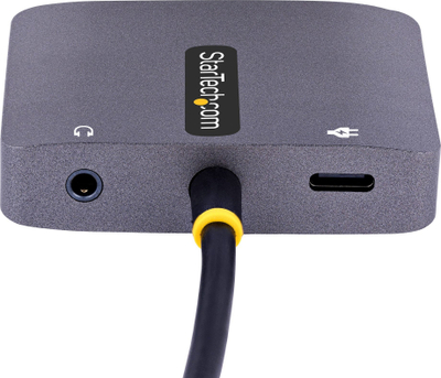 Përshtatës video USB C StarTech.com HB30C4A, HDMI VGA 4K 60Hz, audio 3.5mm, PD 100W