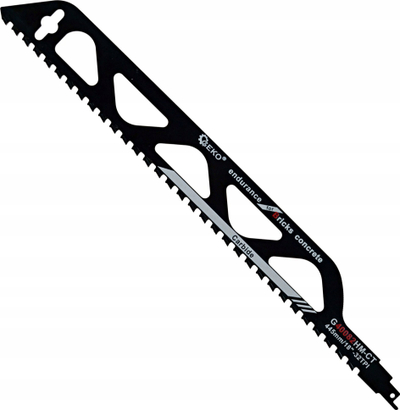 Teh sharrë për beton të gazuar GEKO Fox Tail, 455mm, çelik karbid