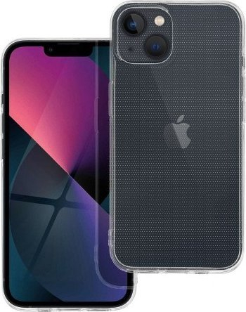 Kapak silikoni për telefon Apple iPhone 13, transparent, TPU i butë, 2 mm