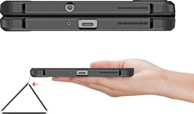 Mbulesë tableti Dux Ducis Toby, për Realme Pad Mini, me mbajtëse stylus, e zezë