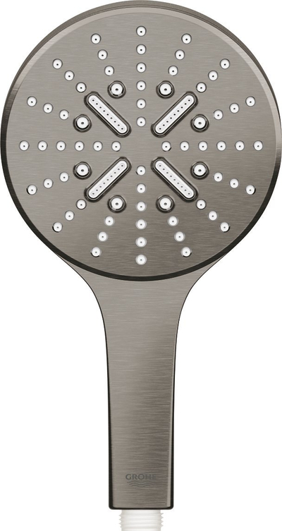 Dorezë dushi Grohe Rainshower SmartActive 130, 3 spërkatje, brushed hard graphite