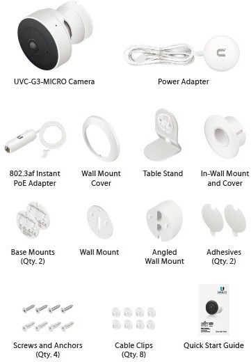 Kamerë Ubiquiti UniFi Video G3 MICRO