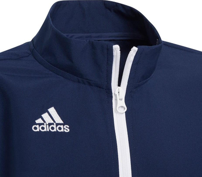 Xhaketë sportive Adidas Entrada 22 Jr, poliester, Aeroready, blu navy
