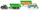 Set lodrash Siku Farmer 1848, traktor Deutz-Fahr me rimorkio Joskin, metal diecast, jeshil