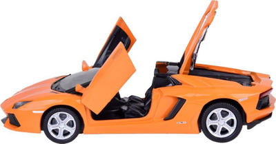 Makinë lodër diecast roadster, shkalla 1:32, drita dhe tinguj interaktivë, portokalli
