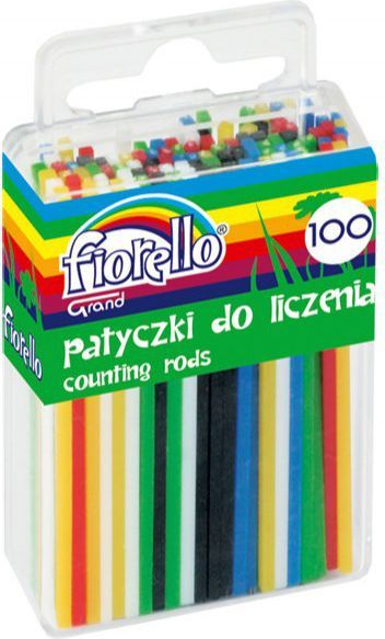 Shkopinjë për numërim Bertus, 100 copë, shumëngjyrësh