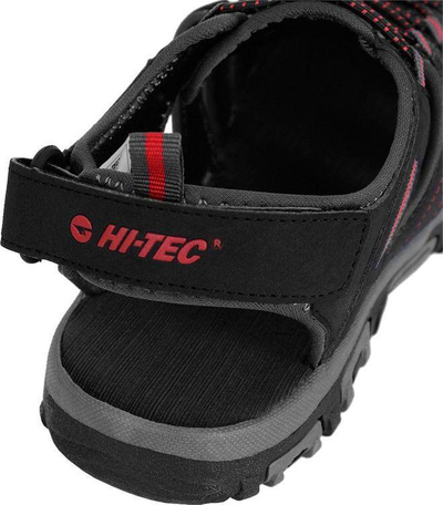 Sandale HI-TEC Tiore, Nr. 44, të zeza / kuqe