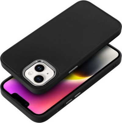 Kllaf telefoni Frame për Xiaomi Redmi 12C, silikon, i zi