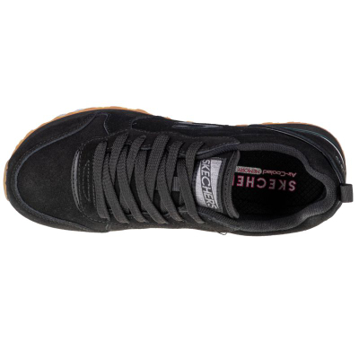 Atlete Skechers OG 85 Suede Eaze, lëkurë zdrukth, për goca, të zeza