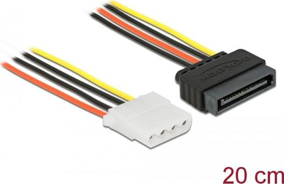 Kabllo energjie Delock Molex - SATA, 0.2 m (60136)